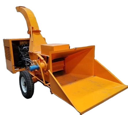 Easy Operate Diesel Power Garden Shredder Wood Chipper Machinery